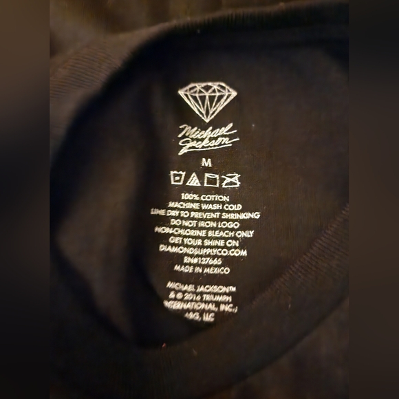 NWT Diamond Supply Co. Michael.Jackson King of Pop Tshirt Sz. Medium - Picture 2 of 5